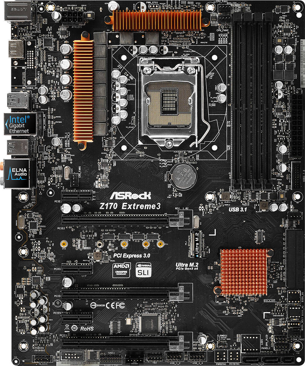 Обзор asrock z170 extreme3